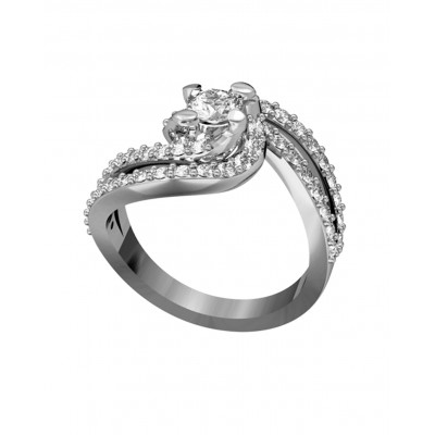 Diamond Solitaire Engagement Ring